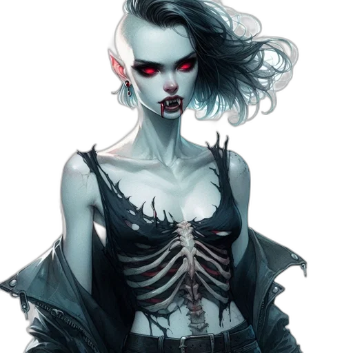 fantasy art, concept art, comic book art, photorealistic transparent PNG cut-out