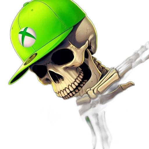 hat, weapon, staff, 3d render transparent PNG cut-out