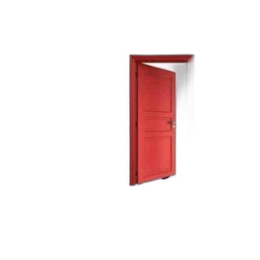 furniture, building, 3d render, red transparent PNG cut-out