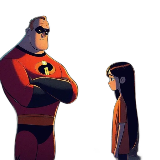 concept art, comic book art, cartoon, 3d render transparent PNG cut-out