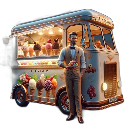 food, staff, 3d render, concept art transparent PNG cut-out