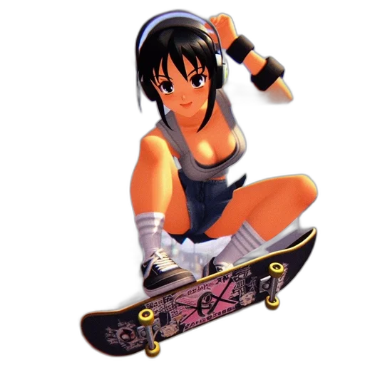 3d render, concept art, anime, photorealistic transparent PNG cut-out
