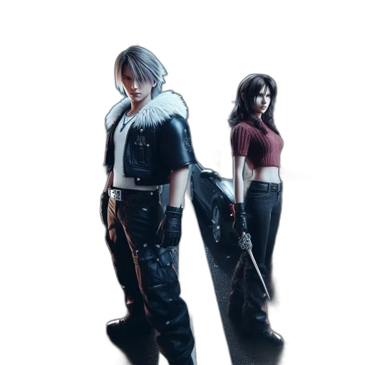 concept art, cyberpunk, 3d render, pixel art transparent PNG cut-out
