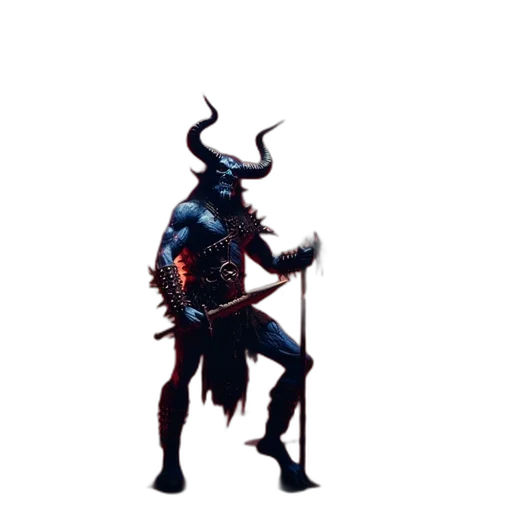 dragon, staff, sword, creature transparent PNG cut-out