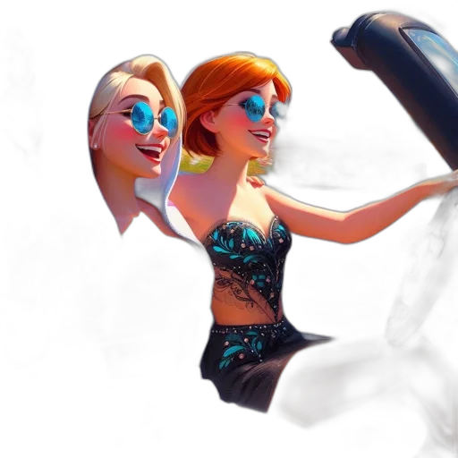 concept art, 3d render, cartoon, fantasy art transparent PNG cut-out