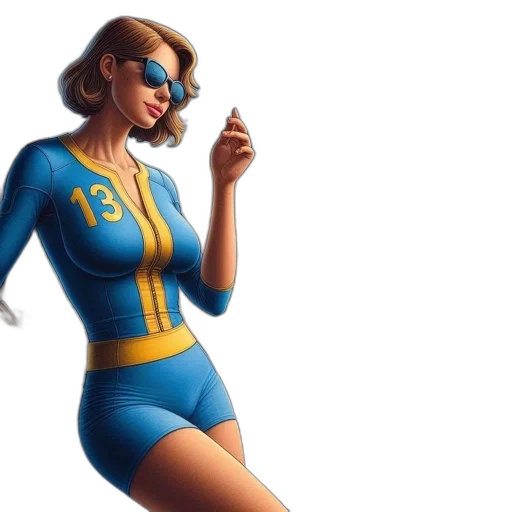 dress, comic book art, concept art, fantasy art transparent PNG cut-out