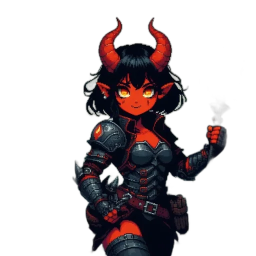 dragon, weapon, staff, pixel art transparent PNG cut-out