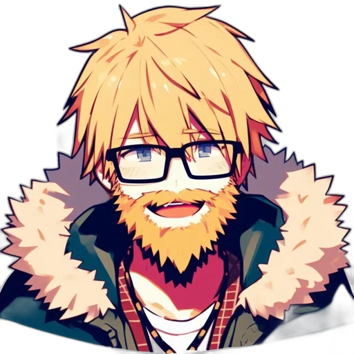 staff, jacket, face, pixel art transparent PNG cut-out