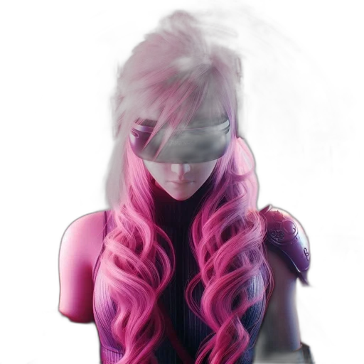 hair, mask, face, creature transparent PNG cut-out