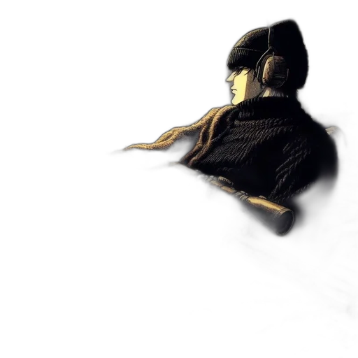 mask, jacket, robot, hat transparent PNG cut-out