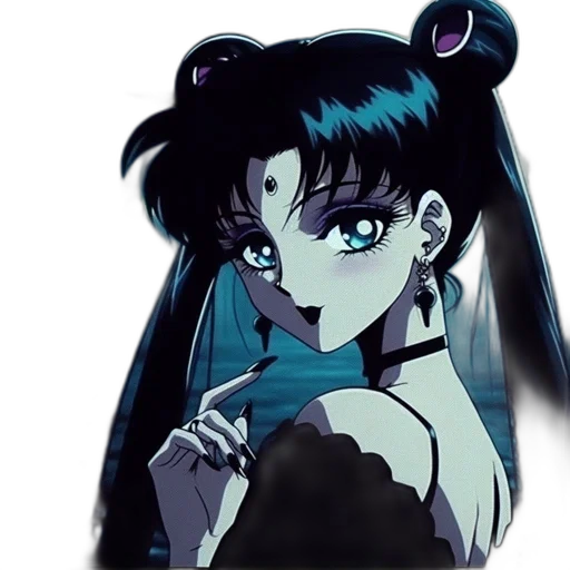 anime, vaporwave, cartoon, concept art transparent PNG cut-out