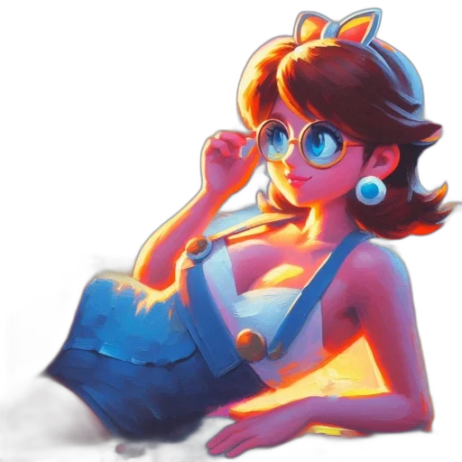 dress, robot, crown, staff transparent PNG cut-out