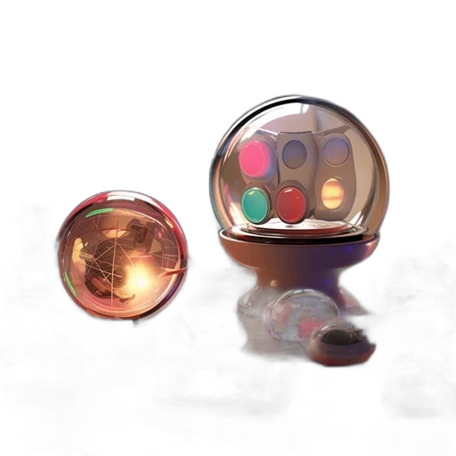 jewelry, robot, 3d render, concept art transparent PNG cut-out