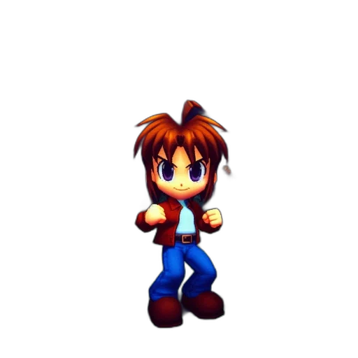 robot, staff, hair, jacket transparent PNG cut-out