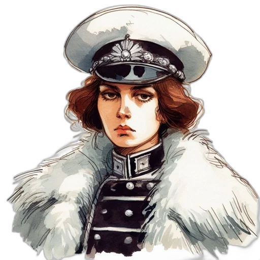 jacket, hat, staff, face transparent PNG cut-out