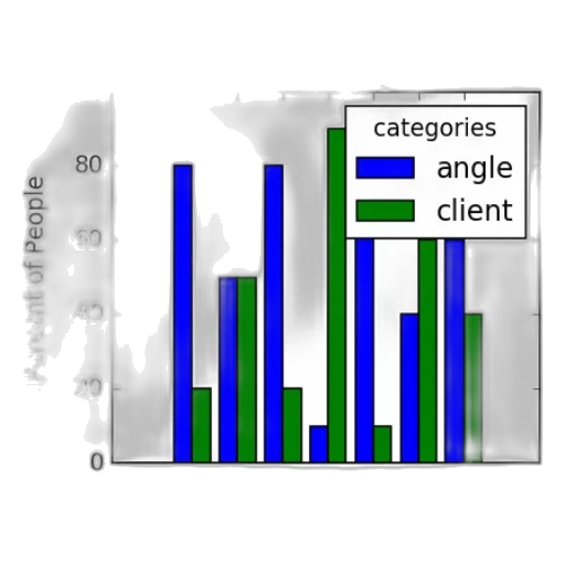monochrome, bar, chart, titled transparent PNG cut-out
