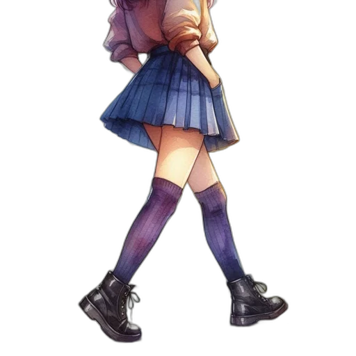 dress, staff, jacket, weapon transparent PNG cut-out