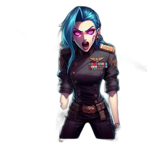 jacket, concept art, comic book art, cyberpunk transparent PNG cut-out