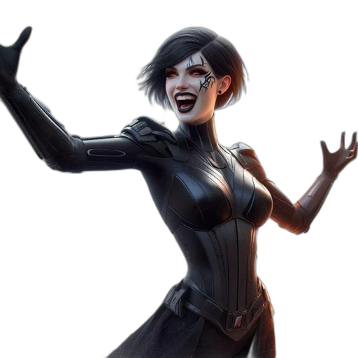 concept art, comic book art, 3d render, fantasy art transparent PNG cut-out