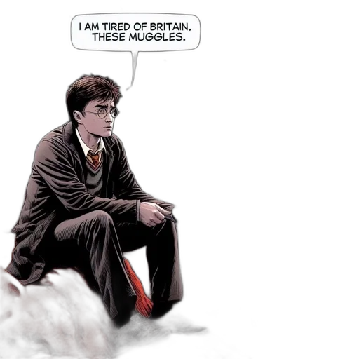 comic book art, concept art, suited, young transparent PNG cut-out
