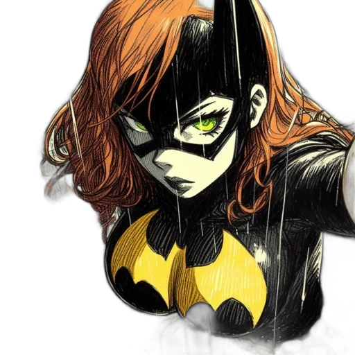 mask, comic book art, cartoon, anime transparent PNG cut-out