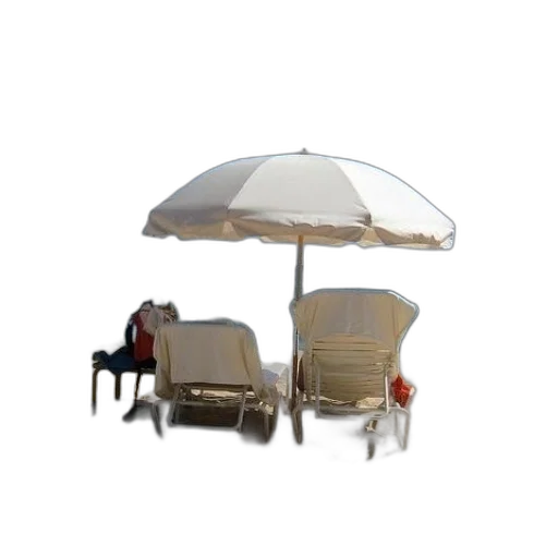 umbrella, furniture, staff, 3d render transparent PNG cut-out