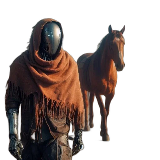 mask, animal, creature, jacket transparent PNG cut-out
