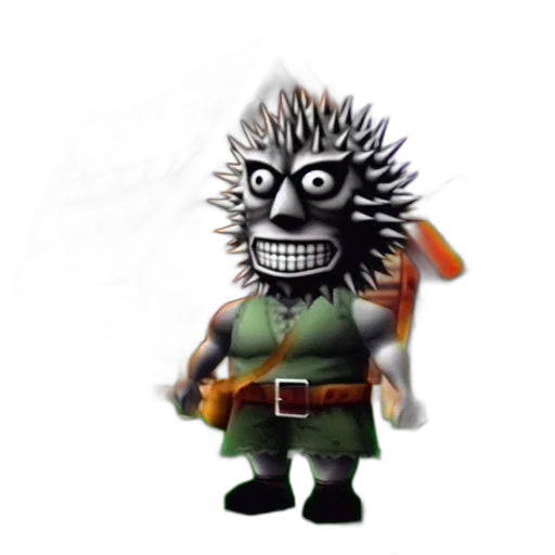 staff, mask, creature, animal transparent PNG cut-out