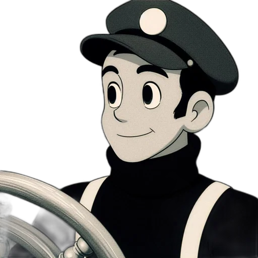 hat, car, staff, robot transparent PNG cut-out