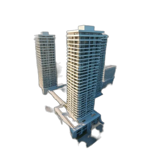 building, 3d render, concept art, photorealistic transparent PNG cut-out