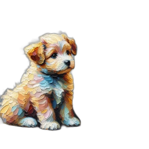 animal, photorealistic, watercolor, oil painting transparent PNG cut-out