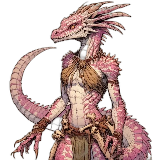 dragon, creature, staff, animal transparent PNG cut-out