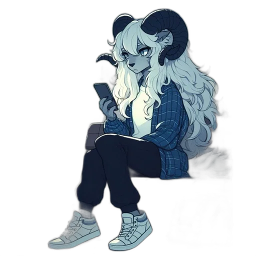 jacket, hair, creature, dragon transparent PNG cut-out