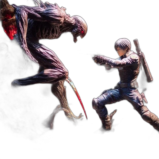 concept art, fantasy art, menacing, creature transparent PNG cut-out