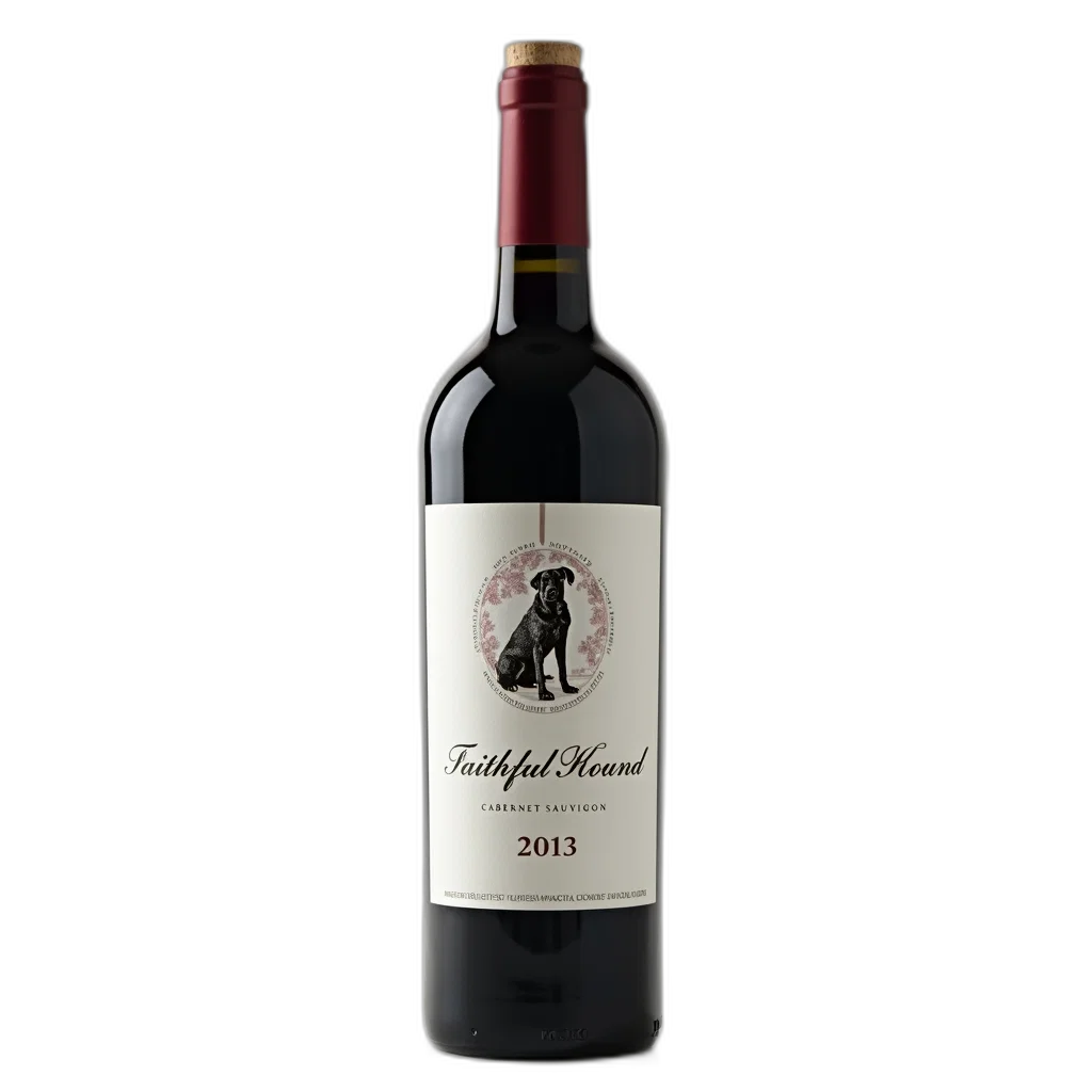 bottle, red, wine, label transparent PNG cut-out