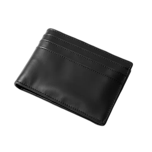 3d render, monochrome, black, leather transparent PNG cut-out