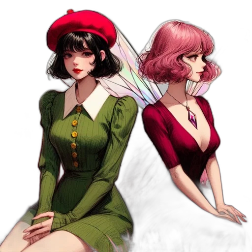 dress, concept art, fantasy art, pixel art transparent PNG cut-out