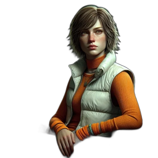 jacket, face, staff, concept art transparent PNG cut-out