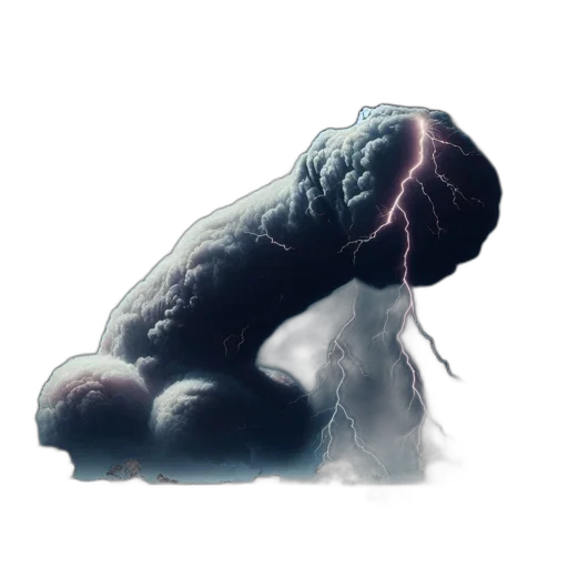 creature, hair, animal, face transparent PNG cut-out