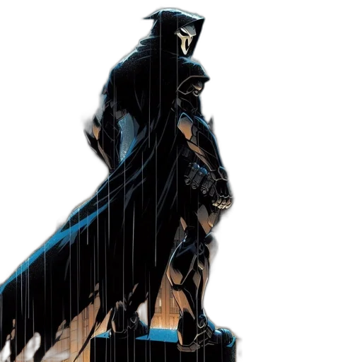 comic book art, concept art, cyberpunk, armored transparent PNG cut-out