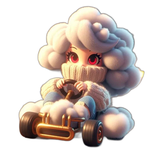 weapon, hair, staff, car transparent PNG cut-out