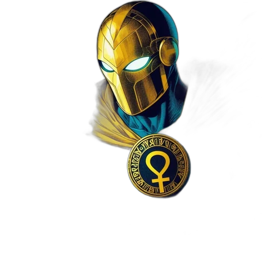 mask, jewelry, comic book art, concept art transparent PNG cut-out
