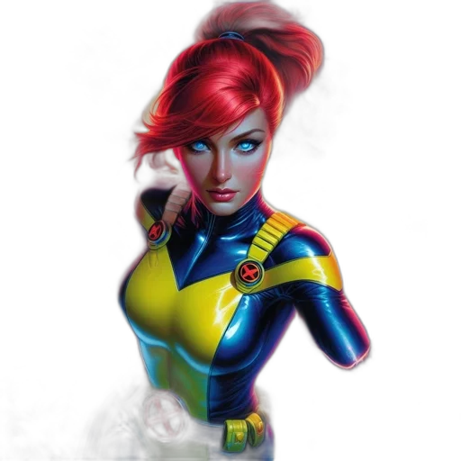 comic book art, concept art, fantasy art, 3d render transparent PNG cut-out