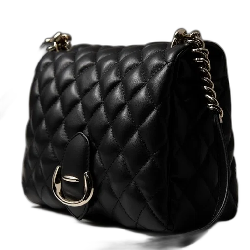 jewelry, dark, quilted, leather transparent PNG cut-out