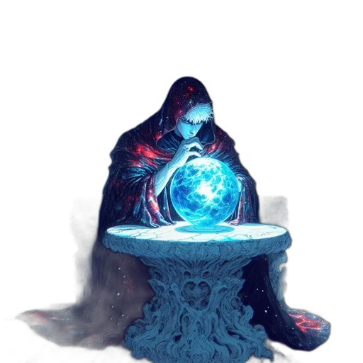 creature, staff, crown, mask transparent PNG cut-out