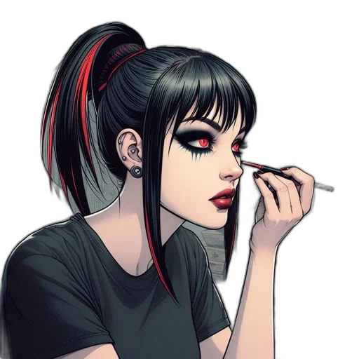 face, staff, anime, cartoon transparent PNG cut-out