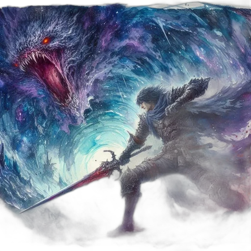 dragon, sword, fantasy art, concept art transparent PNG cut-out