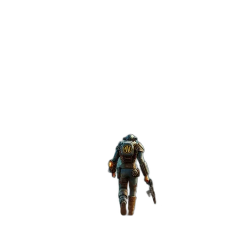 robot, weapon, staff, creature transparent PNG cut-out