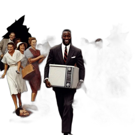 concept art, city street, suave, gentleman transparent PNG cut-out