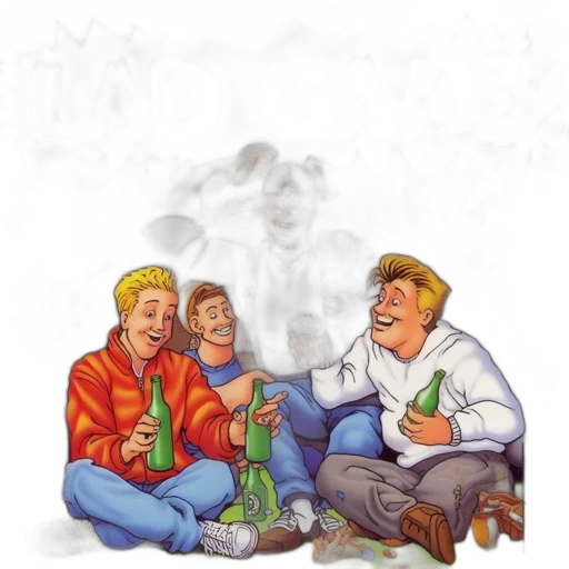 concept art, comic book art, cartoon, watercolor transparent PNG cut-out